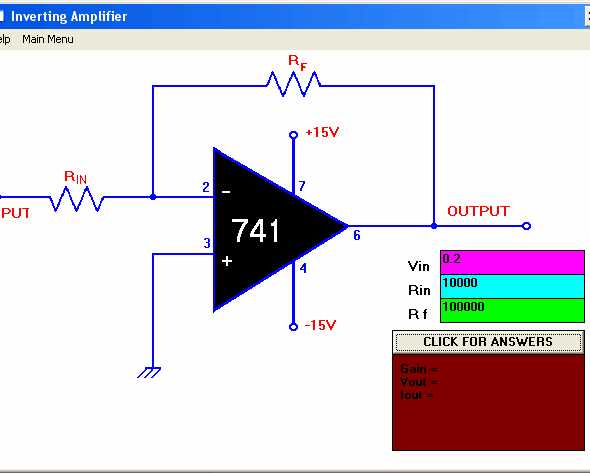 inverting and non inverting amplifier circuit diagram