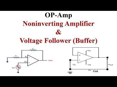 inverting and non inverting amplifier circuit diagram