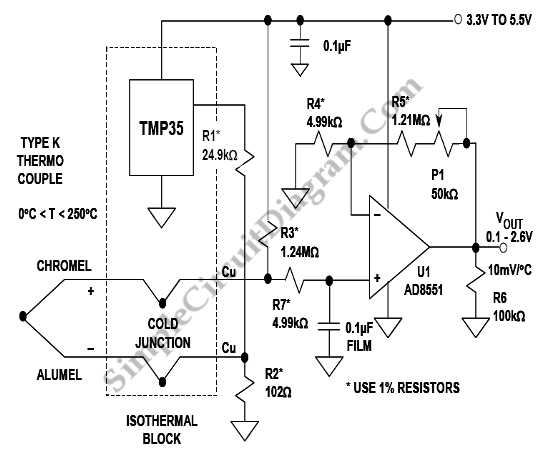 k type thermocouple circuit diagram k type thermocouple circuit diagram