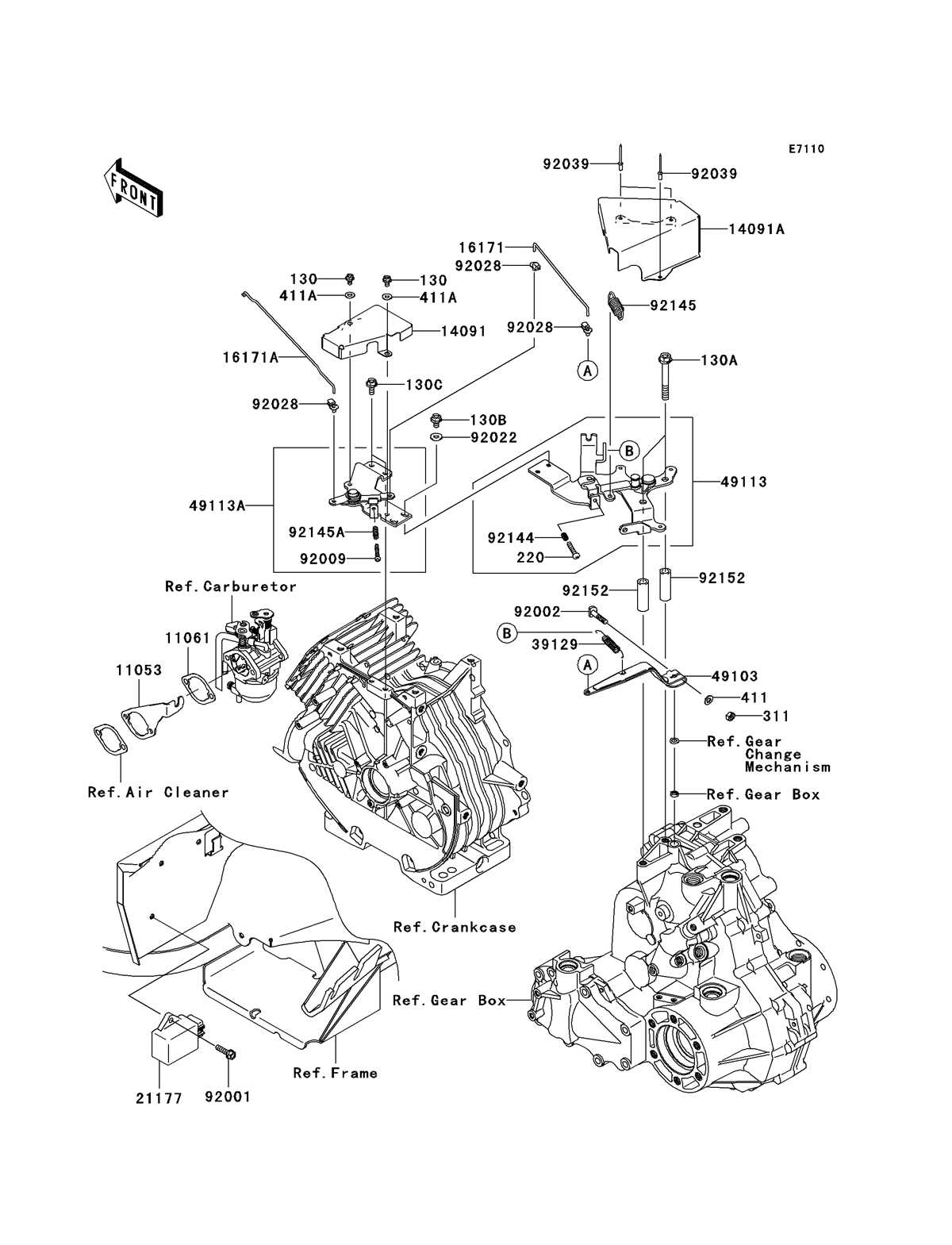 kawasaki mule 610 parts diagram