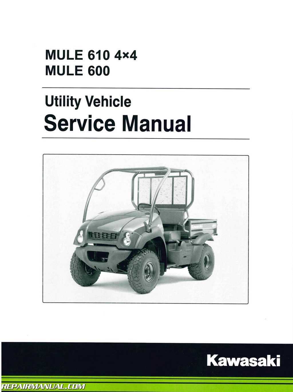 kawasaki mule 610 parts diagram
