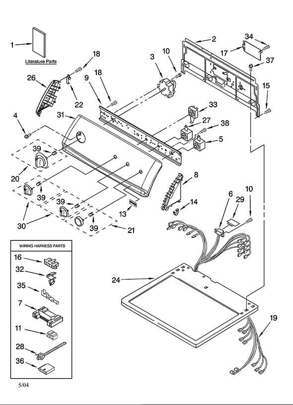 kenmore wiring diagram dryer