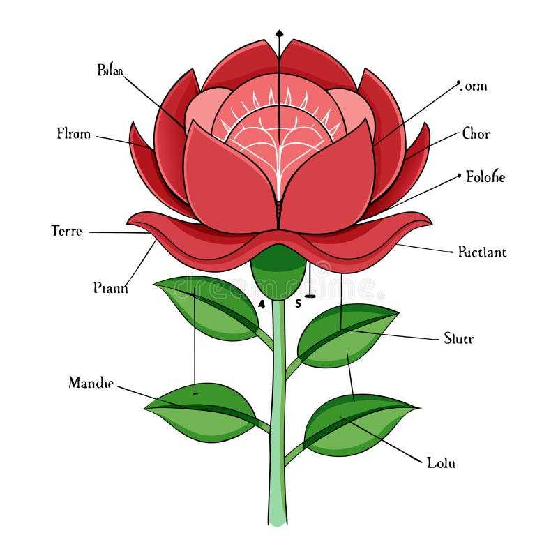 labeled flower parts diagram labeled flower parts diagram