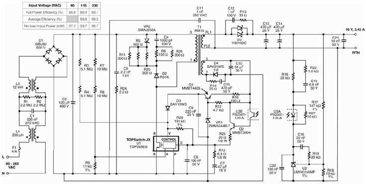 laptop charger circuit diagram