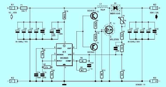 laptop charger circuit diagram