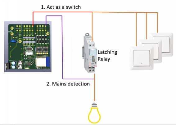 latching relay wiring diagram