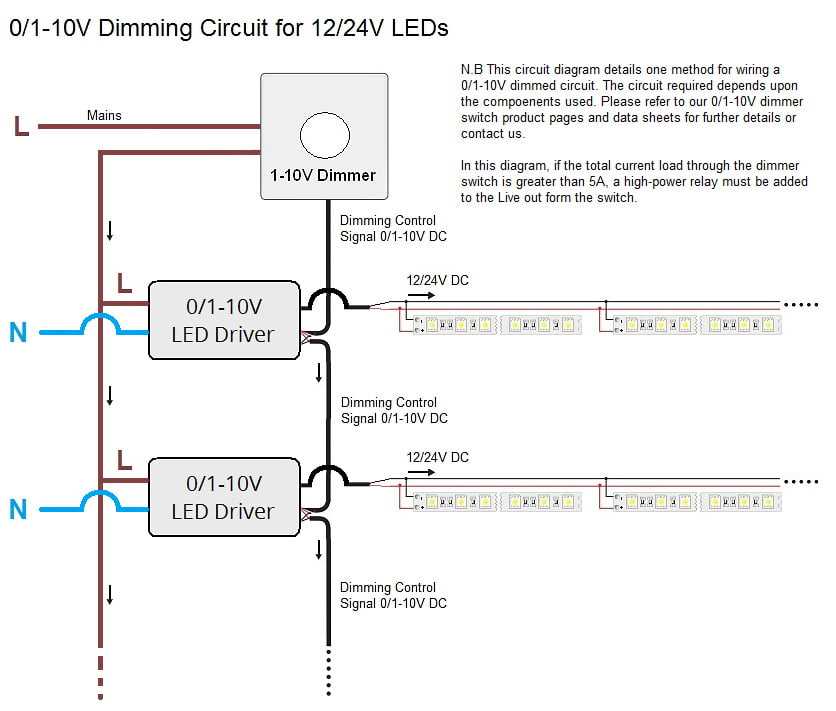led dimmer switch wiring diagram