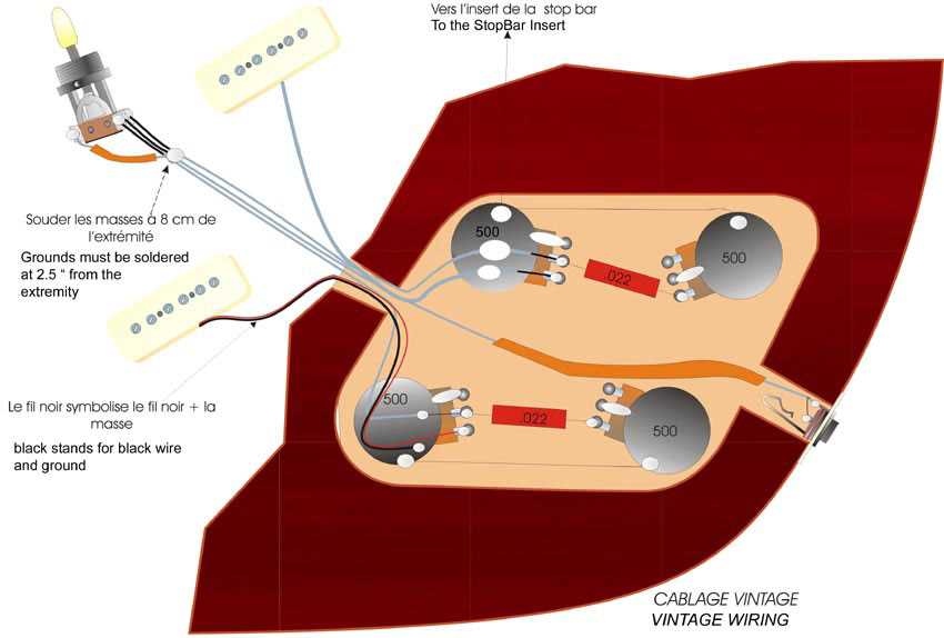 les paul 50s wiring diagram
