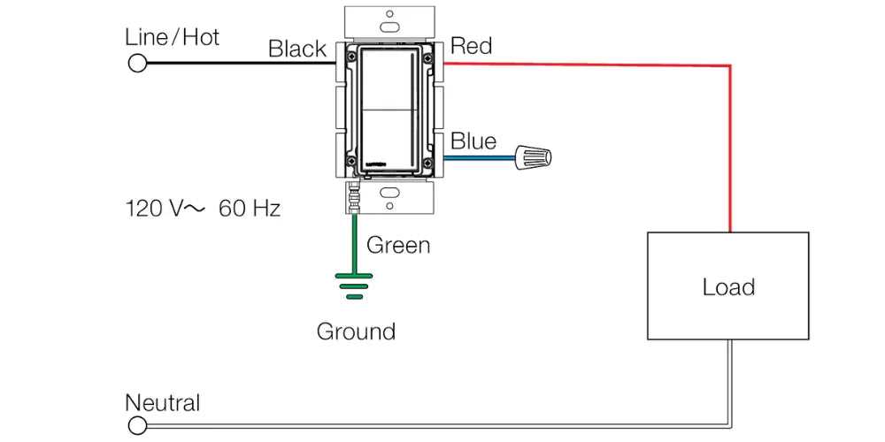 leviton switch wiring diagram
