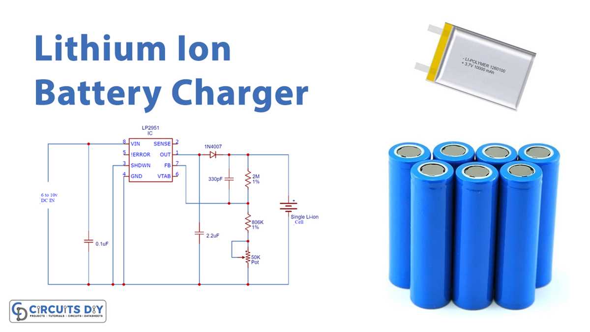 li ion battery charging circuit diagram