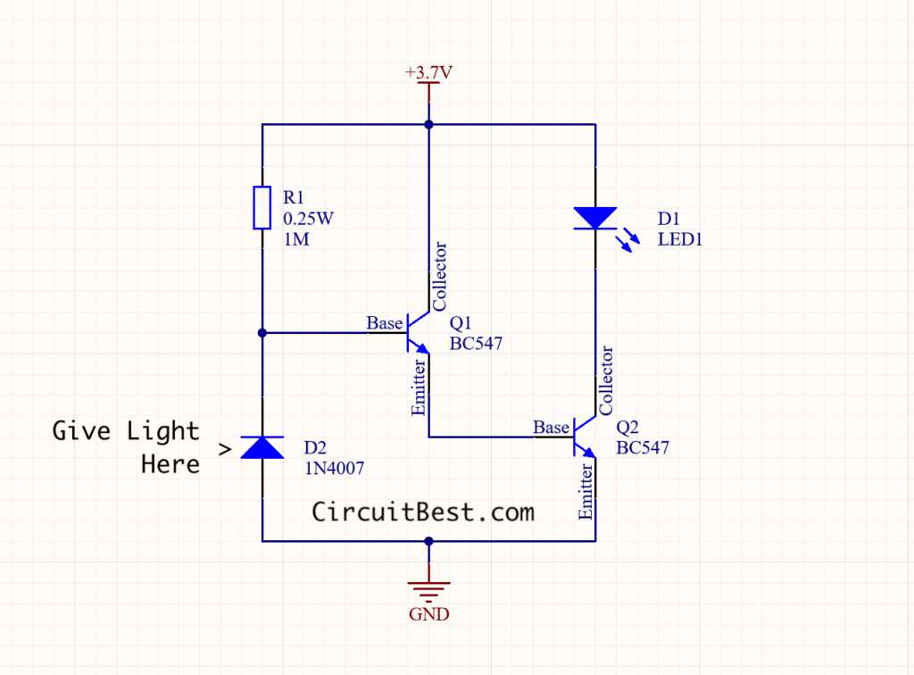 light sensor circuit diagram
