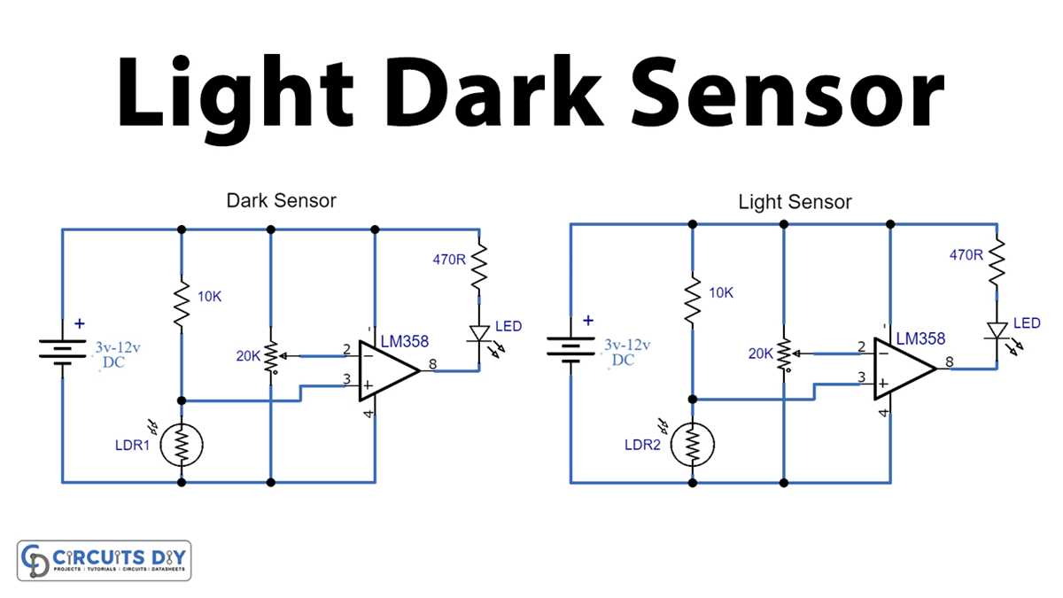 light sensor diagram circuit