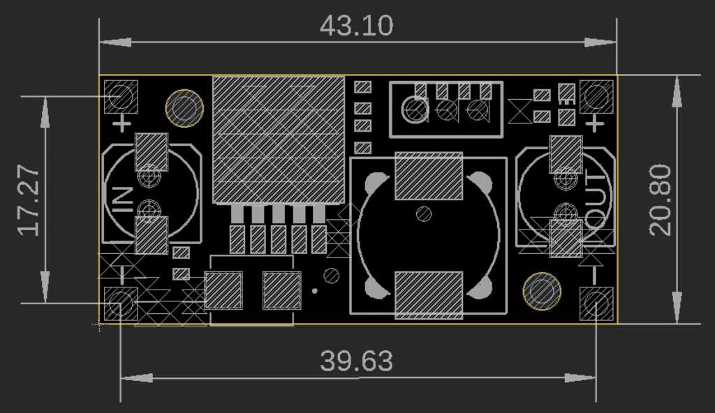 lm2596 dc dc buck converter circuit diagram