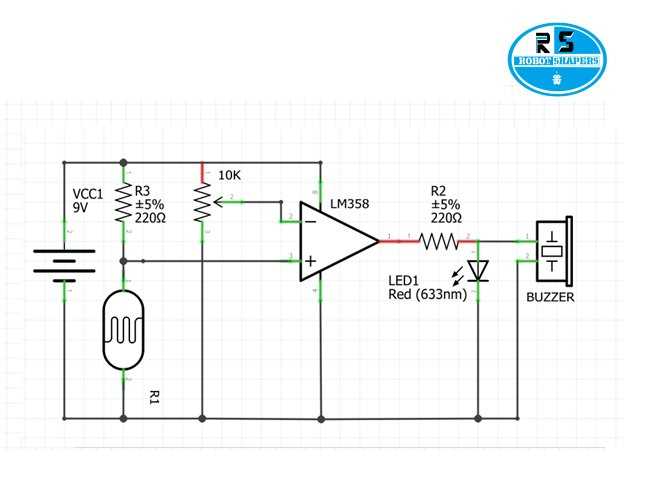 lm358 comparator circuit diagram