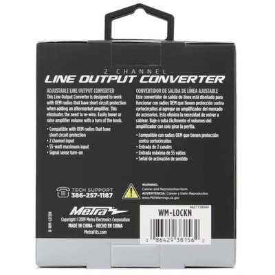 metra 2 channel adjustable line output converter wiring diagram