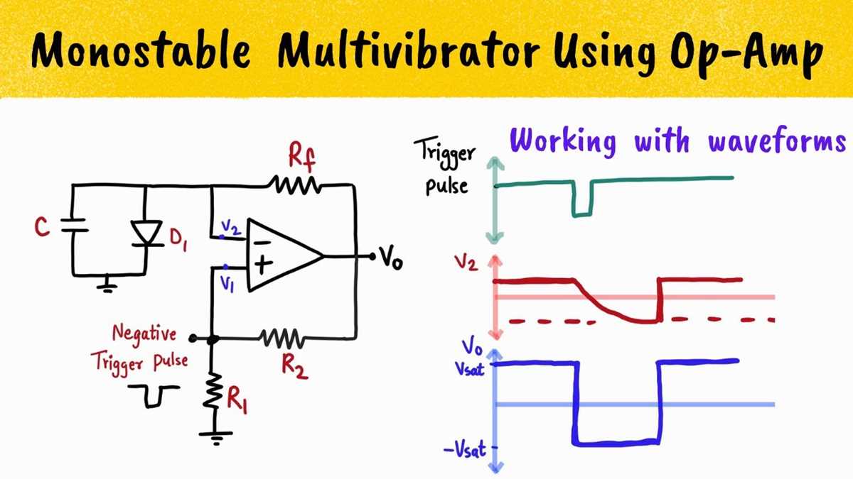 monostable multivibrator circuit diagram