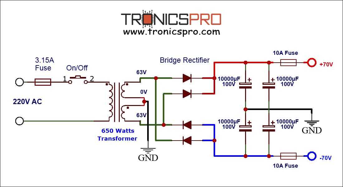 mosfet power amplifier circuit diagram mosfet power amplifier circuit diagram