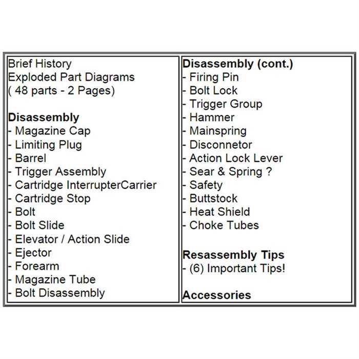 mossberg 835 parts diagram mossberg 835 parts diagram