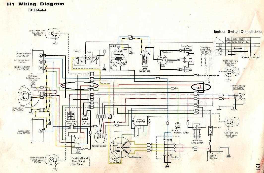 motorcycle cdi unit circuit diagram