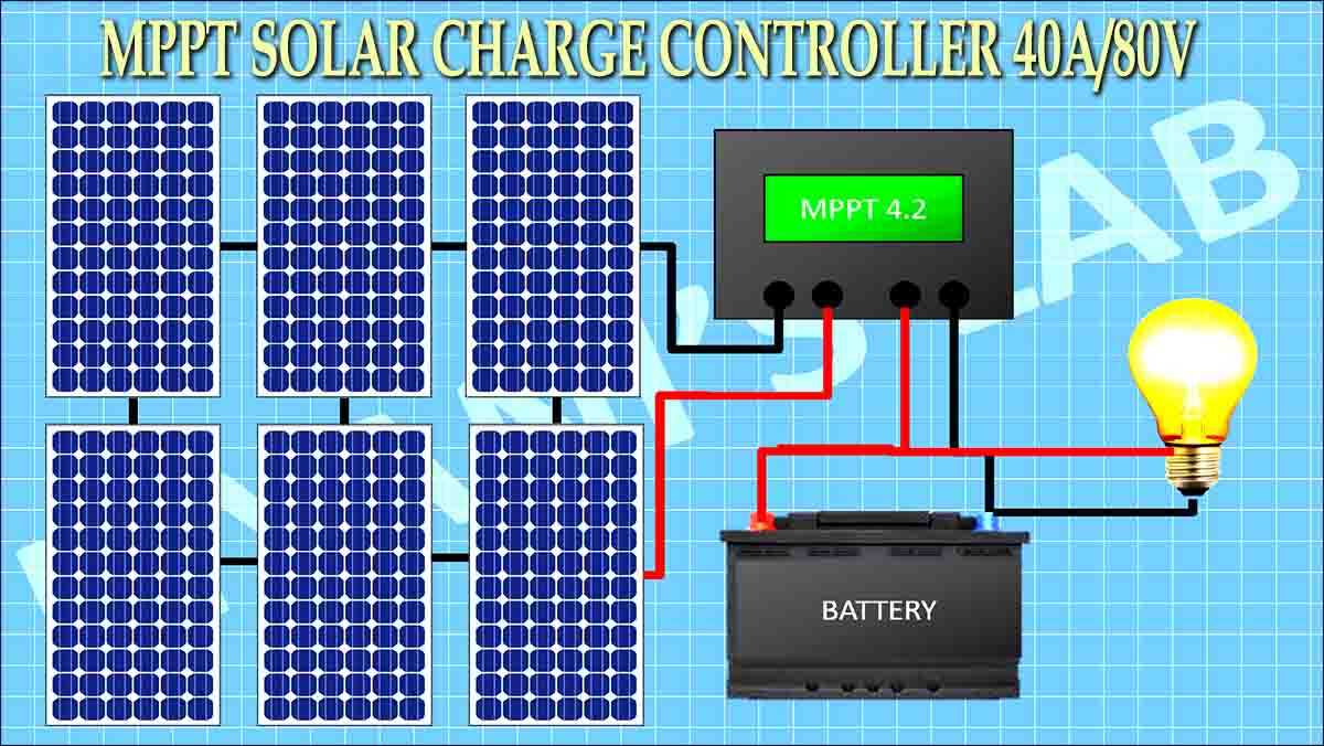 mppt charge controller circuit diagram