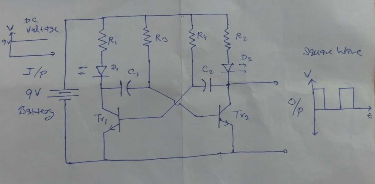 multivibrator circuit diagram multivibrator circuit diagram