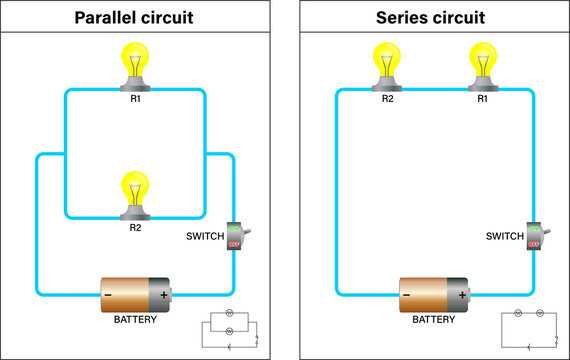 parallel circuit diagram labeled