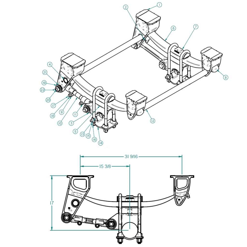 parts of a trailer diagram