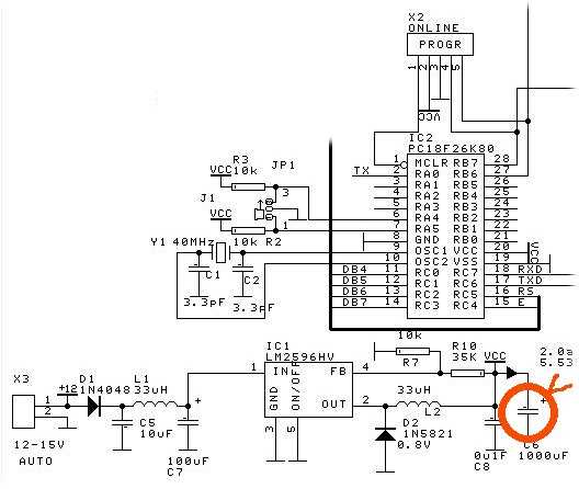 pickit 2 programmer circuit diagram