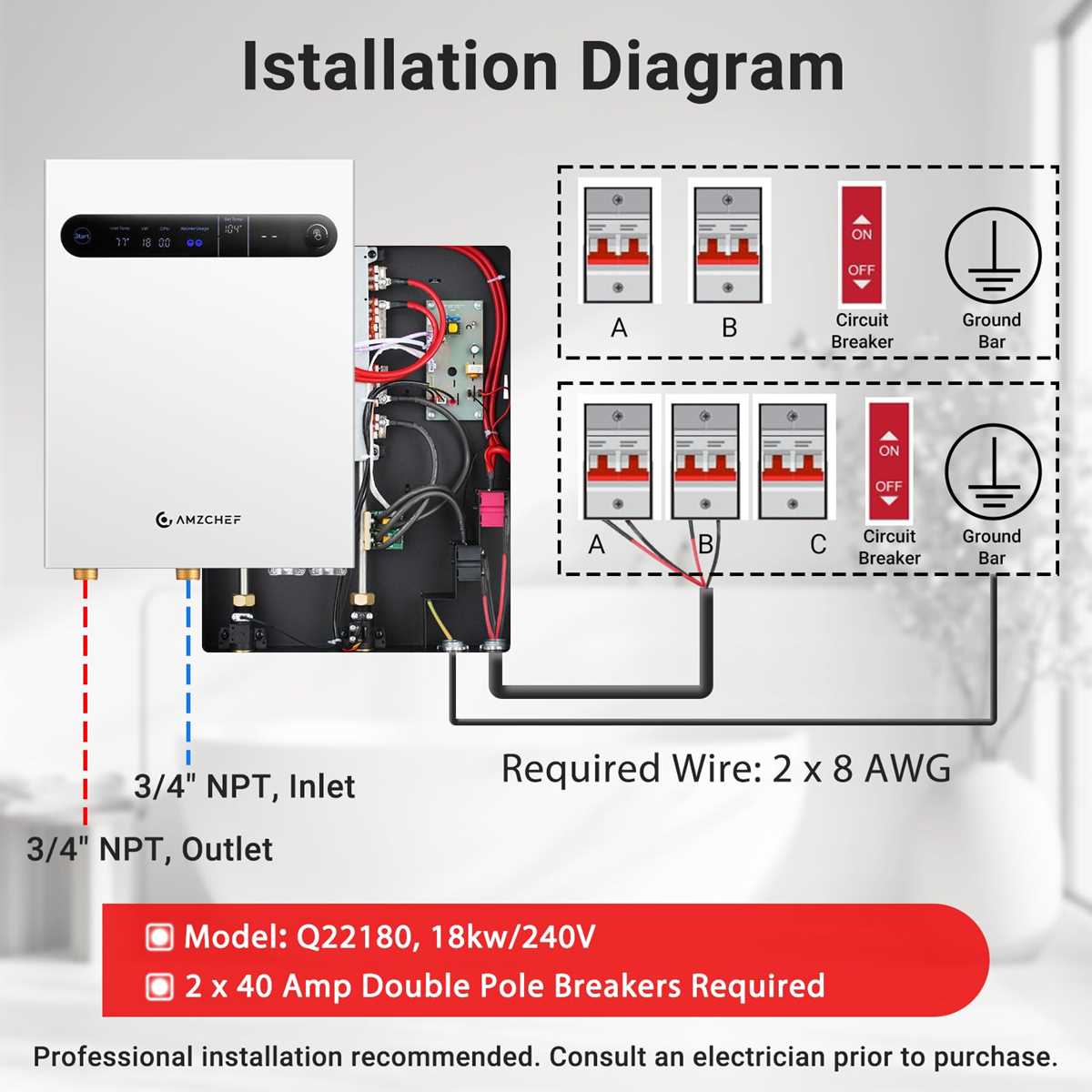 residential 240v water heater wiring diagram