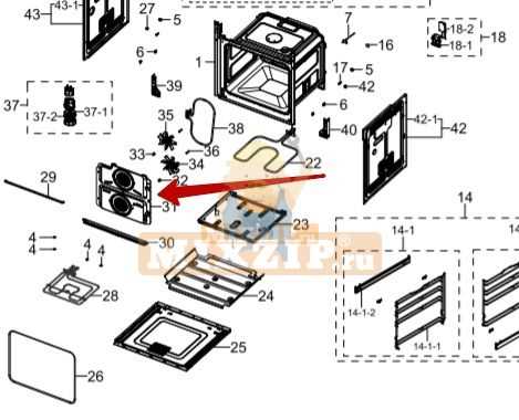 samsung stove parts diagram