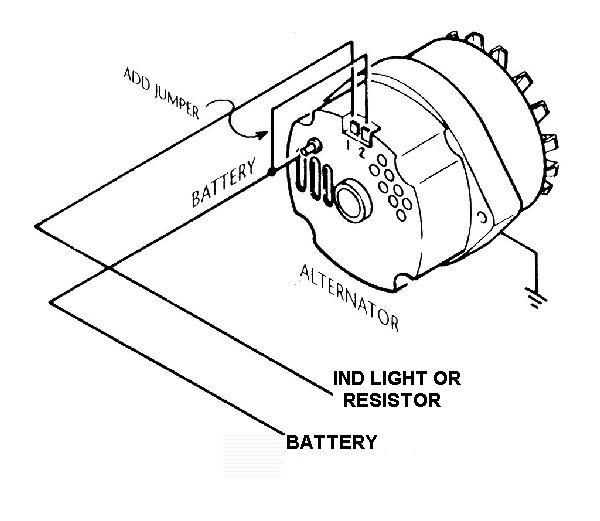 single wire alternator wiring diagram
