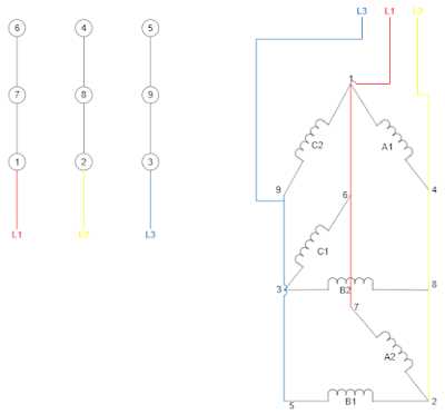 six lead motor wiring diagram six lead motor wiring diagram