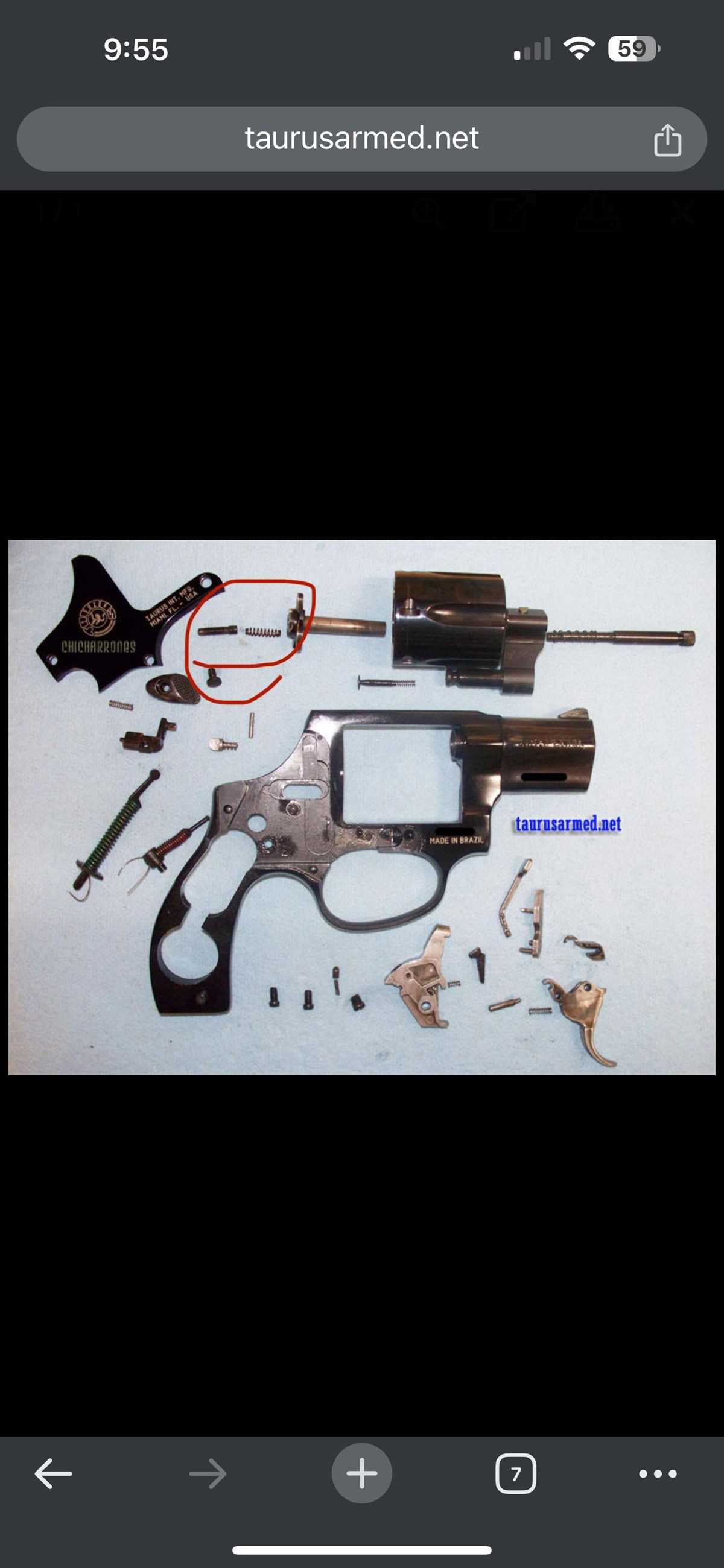 taurus revolver parts diagram taurus revolver parts diagram