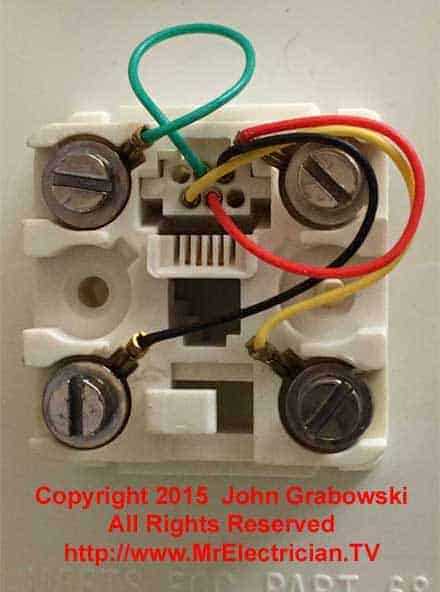 telephone cable wiring diagram