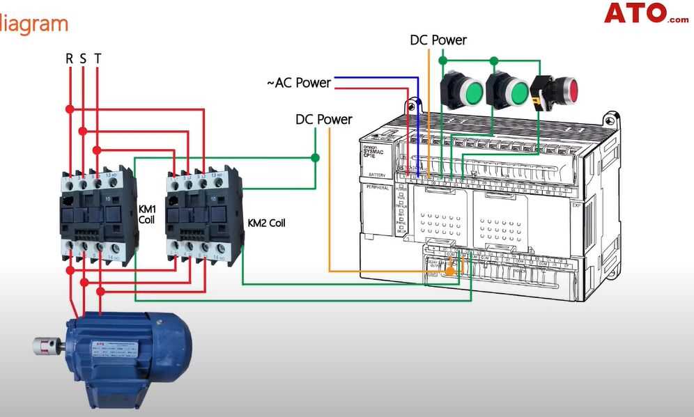 three phase induction motor circuit diagram