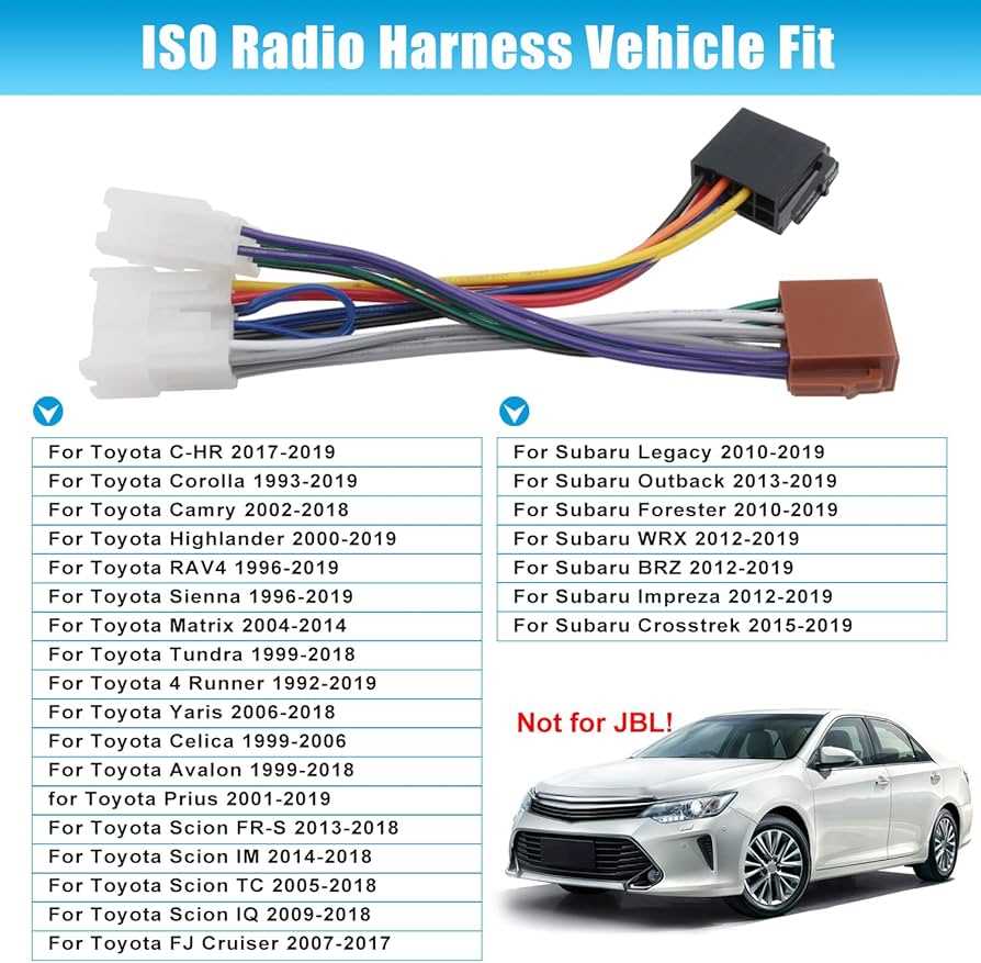 toyota radio wiring harness diagram toyota radio wiring harness diagram