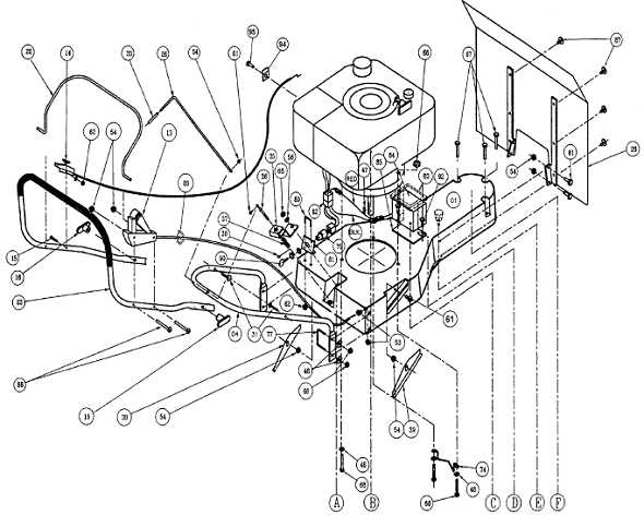 weed eater parts diagram