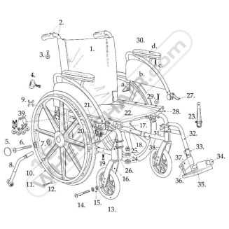 wheelchair parts diagram wheelchair parts diagram