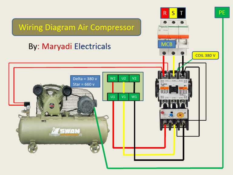 wiring diagram compressor
