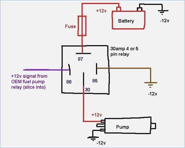 wiring diagram for 12 volt relay