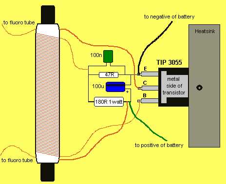 wiring diagram for a fluorescent light