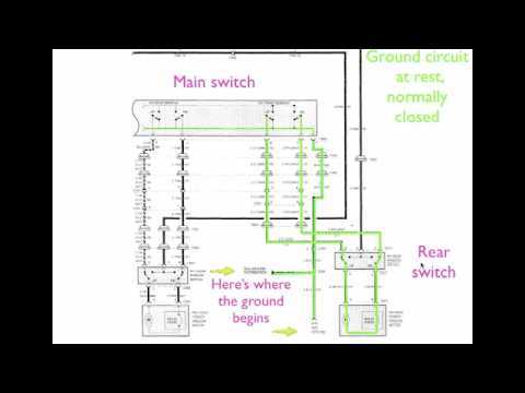 wiring diagram for electric window switch