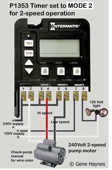 wiring diagram for pool pump