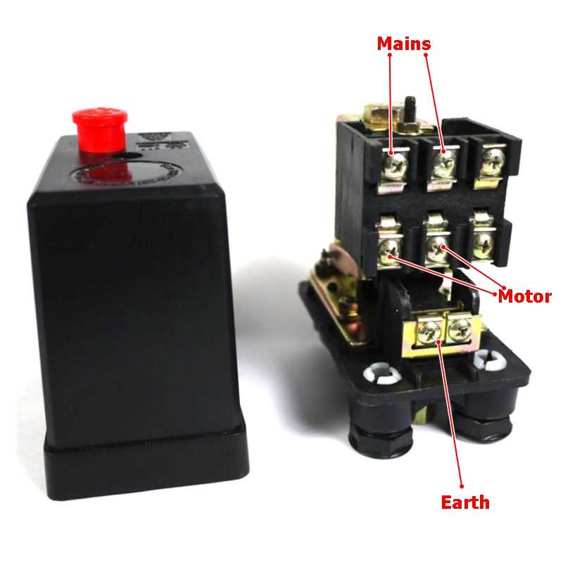 wiring diagram for pressure switch on air compressor