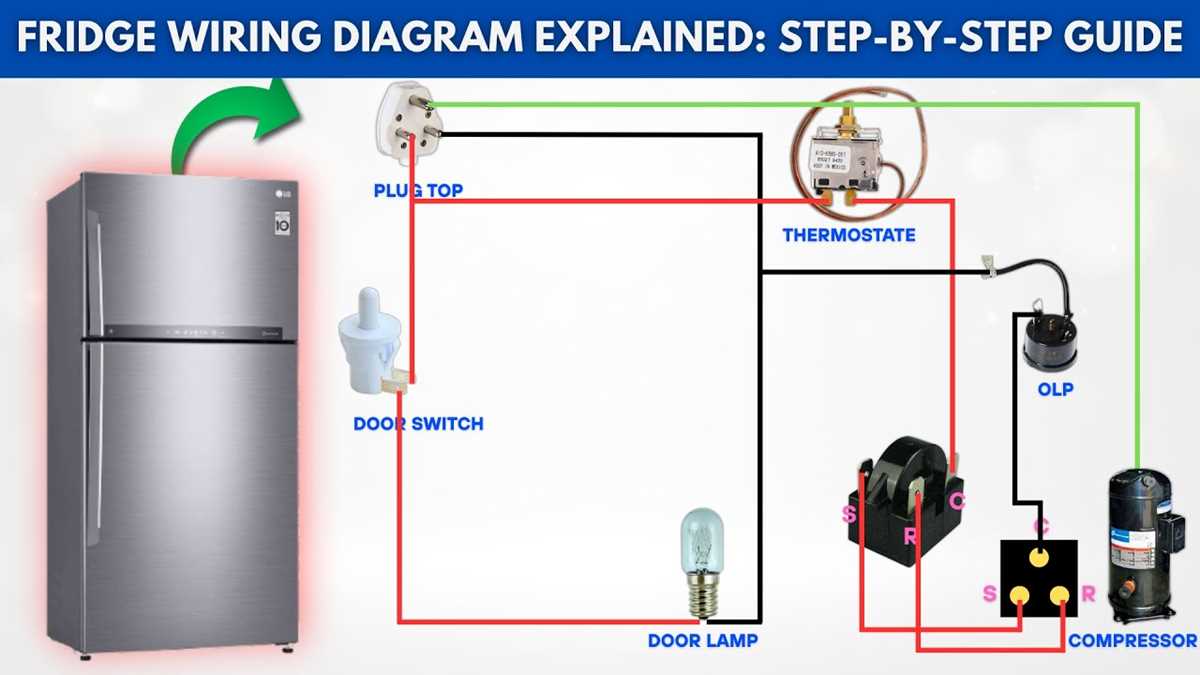 wiring diagram for refrigerator compressor