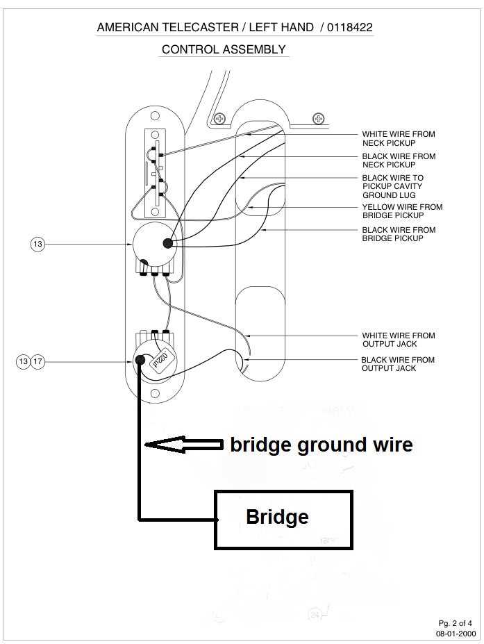 wiring diagram telecaster 3 way switch