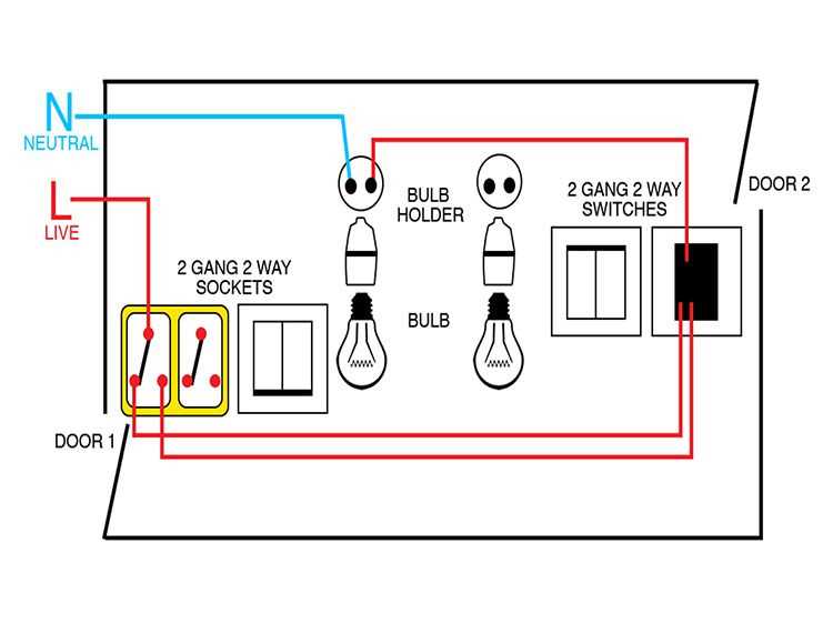 wiring multiple light switches diagram