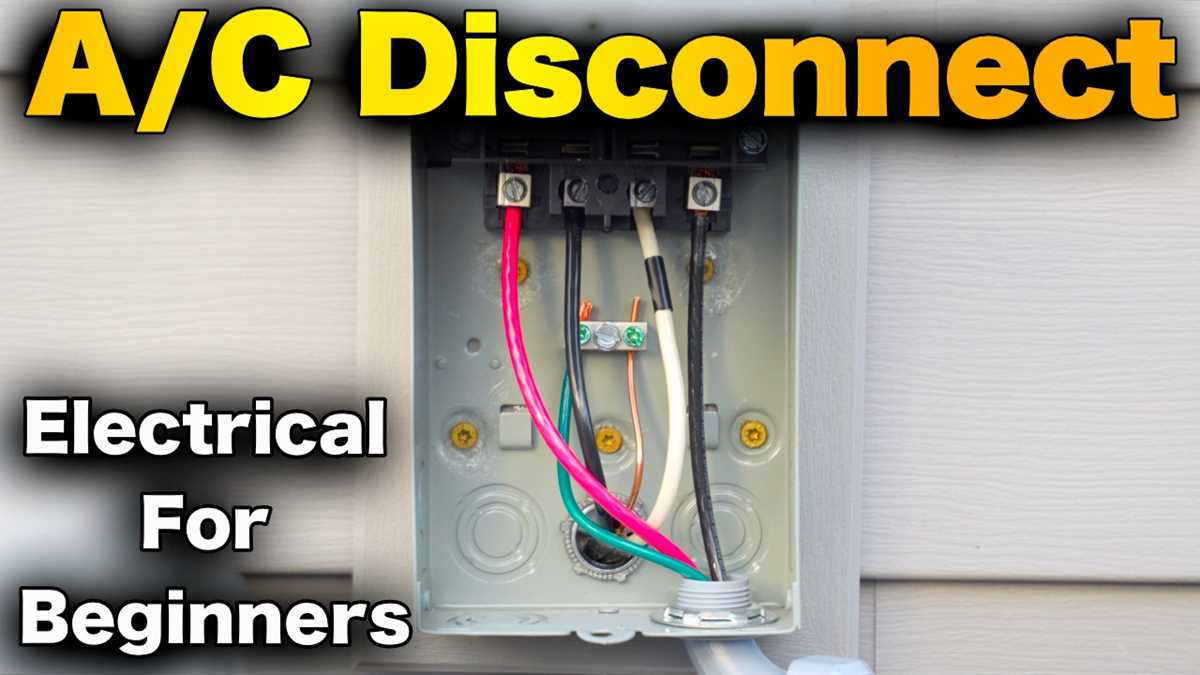 ac disconnect wiring diagram