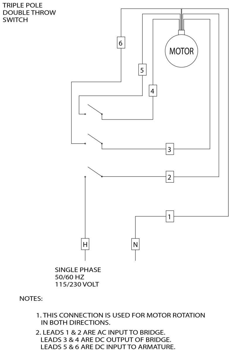 ac motor circuit diagram