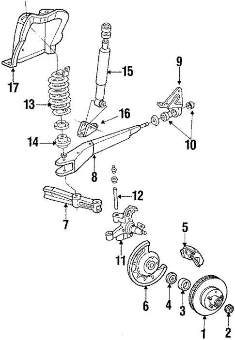 4x4 front ford f250 front axle parts diagram